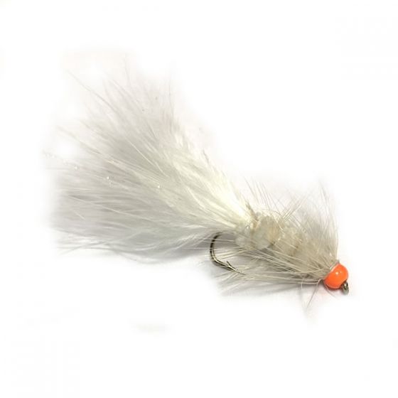 Woolly Bugger  - Hot Orange Bead Head