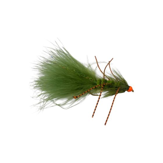 Woolly Bugger  - Hot Orange B.H./Rubber Legs